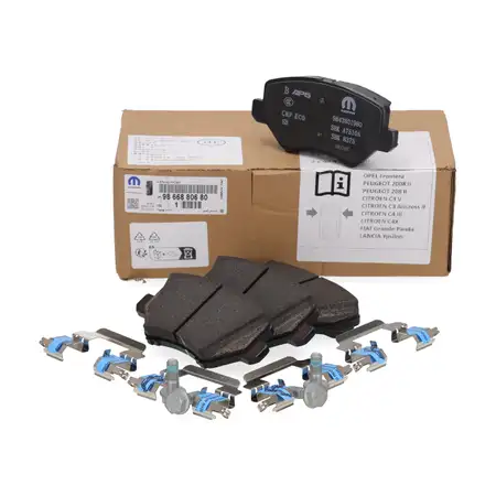 ORIGINAL PSA Opel MOPAR brake pads Corsa F 2008 1 2 C3 3 C4 3 208 2 front 9866880680