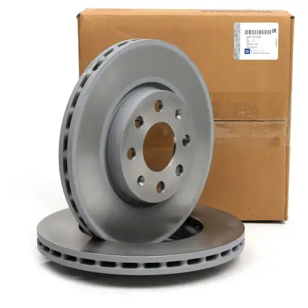 ORIGINAL GM Opel brake disc set Adam Corsa D E 14 inch front 13317922