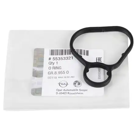ORIGINAL Opel gasket for oil filter housing oil cooler 1.6 1.8 114-207 hp 55353321