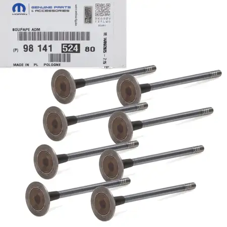 8x ORIGINAL PSA Opel MOPAR intake valve Berlingo C3 C4 Expert Partner 1.5D 9814152480