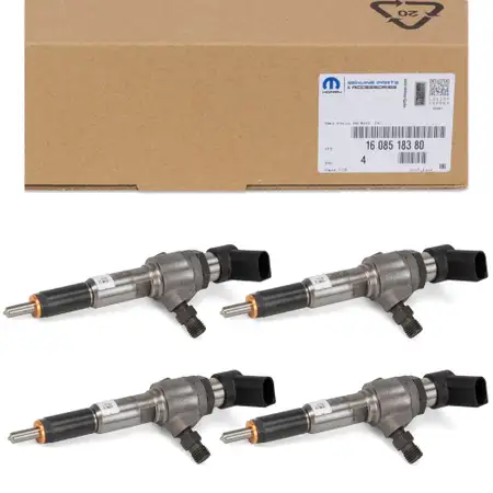 4x ORIGINAL PSA MOPAR Einspritzd&uuml;se C3 C4 Berlingo 207 308 Partner 1.6 HDi 1608518380
