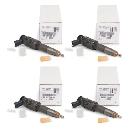 4x ORIGINAL PSA injection nozzle injection valve Berlingo 5008 Partner 1.6 BlueHDi 9802776680