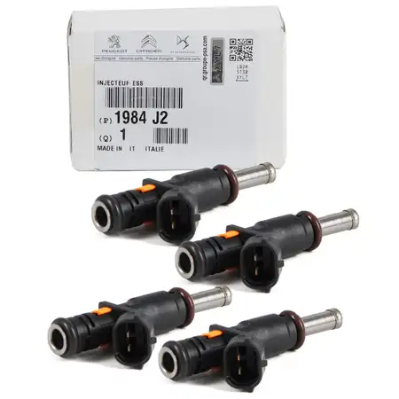 4x ORIGINAL PSA MOPAR Einspritzventil C3 C4 C5 DS3 DS4 207 208 308 508 1.4/1.6 16V 1984.J2