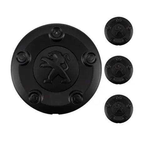 4x ORIGINAL Peugeot MOPAR Radzierblende Radkappe Expert Traveller Schwarz 96774135XT