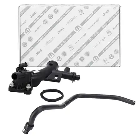 ORIGINAL Opel MOPAR K&uuml;hlmittelflansch + Sensor + K&uuml;hlerschlauch Astra J Zafira C 1.4