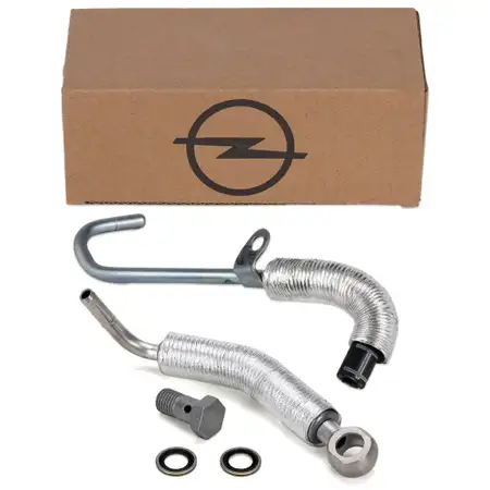 2x ORIGINAL Opel MOPAR K&uuml;hlmittelrohrleitung Astra J Corsa D E Insignia A Zafira C 1.4