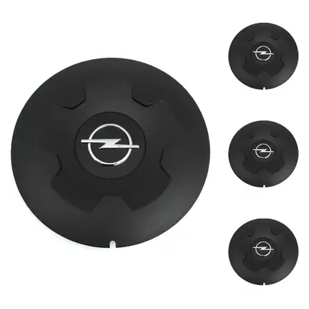 4x ORIGINAL Opel Radkappen 16 Zoll SCHWARZ Vivaro A 4406205 / 93863909