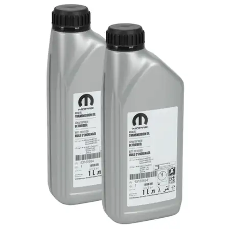 2L 2 liters ORIGINAL Opel MOPAR manual transmission oil Transmission oil OIL SAE 75W80 1940004 / 93165694