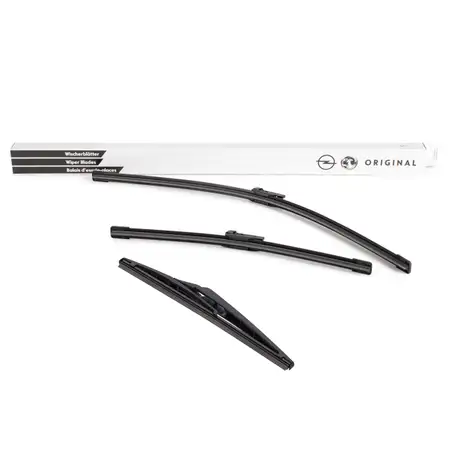 ORIGINAL Opel MOPAR Scheibenwischer Wischerbl&auml;tter Set Crossland / X vorne + hinten