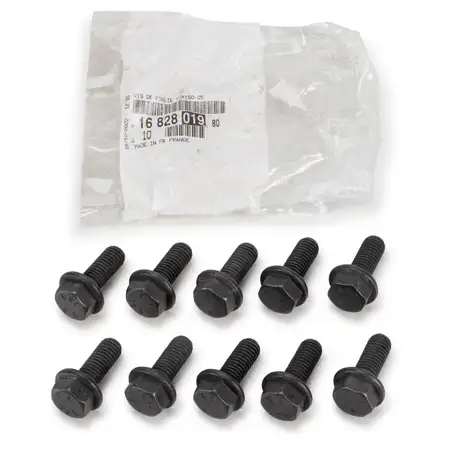 10x ORIGINAL PSA MOPAR Schraube Au&szlig;ensechskant Zahnrad Nockenwelle 1682801980