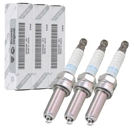 3x ORIGINAL Fiat spark plug 500 / C 312 Panda 312 319 1.0 mild hybrid 69/71 hp 55260260