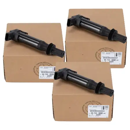 3x ORIGINAL PSA ignition coil C3 C4 DS3 DS4 208 2008 308 3008 5008 Partner 1.2 9675390980