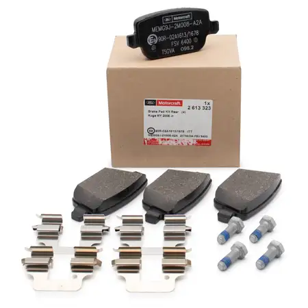 ORIGINAL Ford Motorcraft Bremsbel&auml;ge KUGA GALAXY MONDEO 4 S-MAX hinten 1917249
