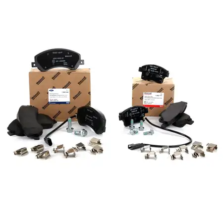 ORIGINAL Ford Bremsbel&auml;ge + Wako TRANSIT / TRANSIT TOURNEO vorne + hinten