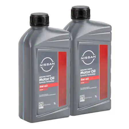 2L 2 Liter ORIGINAL Nissan 5W-40 Motor&ouml;l &Ouml;l ACEA A3/B4 API SN/CF KE900-90032