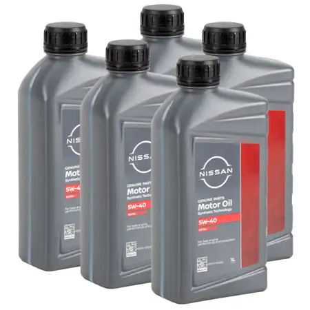 5L 5 Liter ORIGINAL Nissan 5W-40 Motor&ouml;l &Ouml;l ACEA A3/B4 API SN/CF KE900-90032