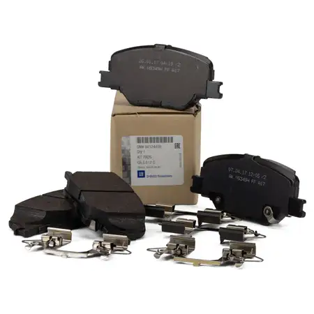 ORIGINAL GM Opel brake pads Brake pad set INSIGNIA B (Z18) front 84124408