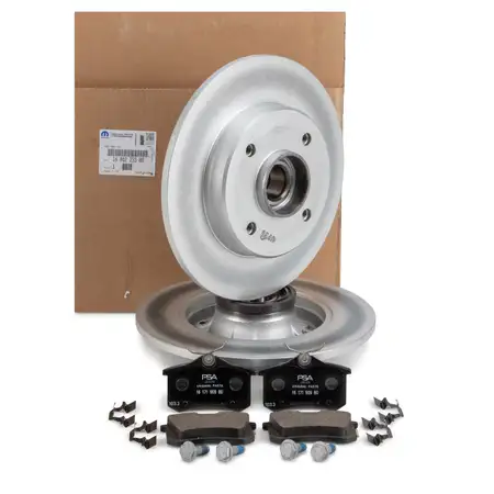 ORIGINAL Opel MOPAR brake discs + pads &Oslash; 244 mm OPEL Crossland X rear 1680223380