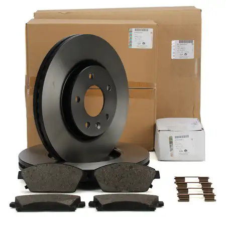 ORIGINAL PSA Opel brake discs + pads Astra J Zafira C POC J60 front 1680582080