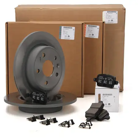 ORIGINAL Opel brake discs &Oslash; 264 mm + pads Astra K J67/J79 rear 1680583880
