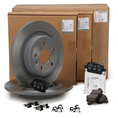ORIGINAL GM Opel brake discs &Oslash; 288 mm + pads Astra K J60 rear 95526572