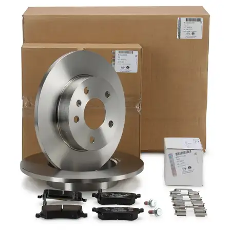 ORIGINAL PSA Opel brake discs + pads Astra G H Zafira A B rear 1680584480