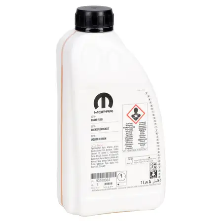 1L 1 liter MOPAR brake fluid DOT4+ for OPEL 1942422 / 93160364