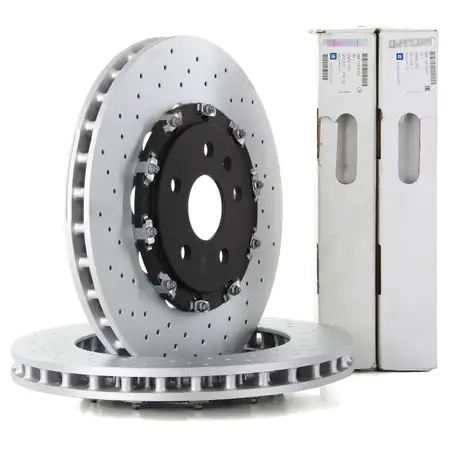 ORIGINAL Opel brake disc set Insignia A 2.8 V6 Turbo 4x4 OPC front 13476989