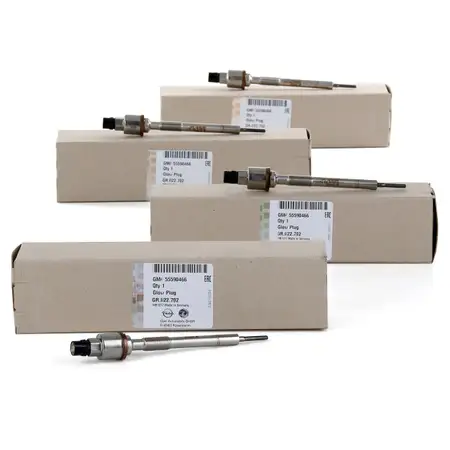 4x ORIGINAL GM Opel glow plug Astra J Mokka / X 1.7 CDTI 110/131 hp 55590466