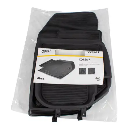 ORIGINAL Opel rubber mats Car mats Set of 4 Corsa F 9833757280