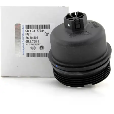ORIGINAL Opel oil filter cover Oil filter housing Astra H Corsa C D Meriva A 1.3 CDTI 5650505