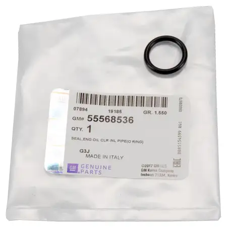 ORIGINAL Opel gasket for oil filter housing oil cooler 1.4 120/140 hp 55568536