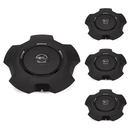 4x ORIGINAL GM Opel Hub Cap Hub Cap 16 Inch Black Vivaro B 4422281 / 93866156