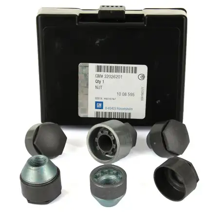 ORIGINAL GM Opel Felgenschloss Radmuttern Satz INSIGNIA A G09 32026201