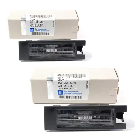 2x ORIGINAL Opel Kennzeichenleuchte Nummernschildleuchte Astra H Corsa D 6223513