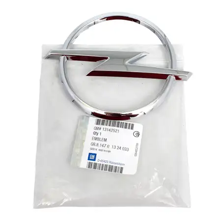 ORIGINAL Opel Blitz emblem badge logo radiator grille 14.5x11.5cm Astra H front 13142521