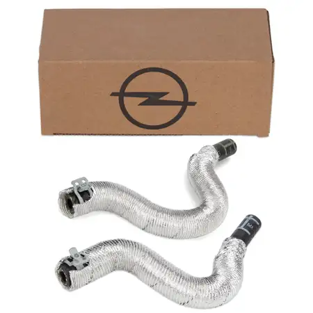 2x ORIGINAL Opel MOPAR radiator hose Insignia A 2.8 V6 Turbo / OPC 260/325 hp