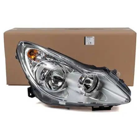 ORIGINAL GM Opel headlight HALOGEN CORSA D until 01/2011 right 1216188