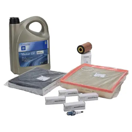 ORIGINAL Opel inspection kit + 5L 5W30 Dexos1 Gen3 engine oil INSIGNIA 1.4 / LPG