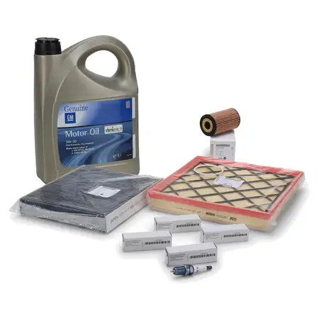 ORIGINAL Opel inspection kit + 5L 5W30 Dexos1 Gen3 engine oil ASTRA J ZAFIRA C 1.4