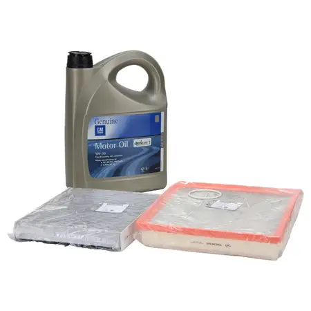 ORIGINAL Opel inspection kit + 5L 5W30 DEXOS1 Gen3 engine oil INSIGNIA 1.4 / LPG