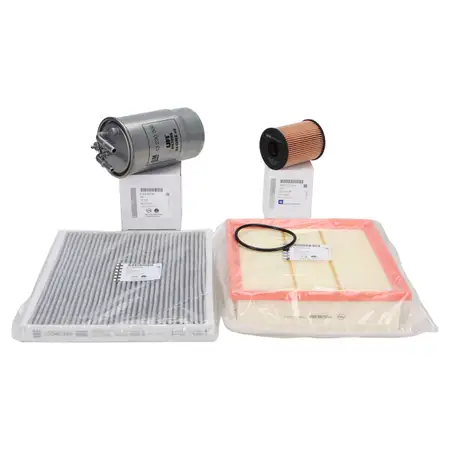 ORIGINAL GM Opel inspection kit filter set CORSA D 1.3 CDTI 75 hp Z13DTJ + 90 hp