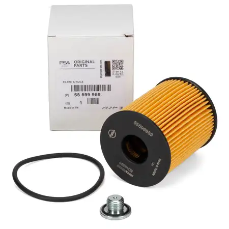 ORIGINAL PSA OPEL &Ouml;lfilter + Schraube Agila A B Astra H Corsa C D E Meriva A 1.3 CDTi