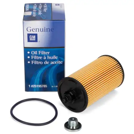 ORIGINAL GM Opel oil filter + screw Mokka / X (J13) 1.4 / LPG 1.6 116/140 hp UFI system