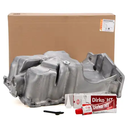 ORIGINAL GM Opel oil pan + ELRING sealant Astra J Corsa D E Zafira C 1.2 1.4