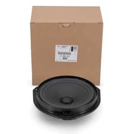 ORIGINAL PSA Opel speaker woofer Corsa D + E front bottom 13448447