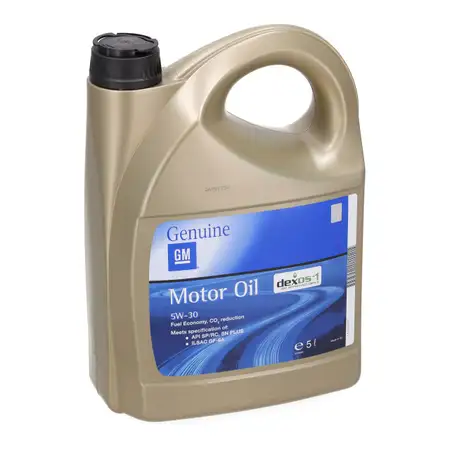 5L 5 Liter ORIGINAL GM Opel 5W-30 DEXOS1 Gen3 LONGLIFE Motor&ouml;l &Ouml;l 95599877