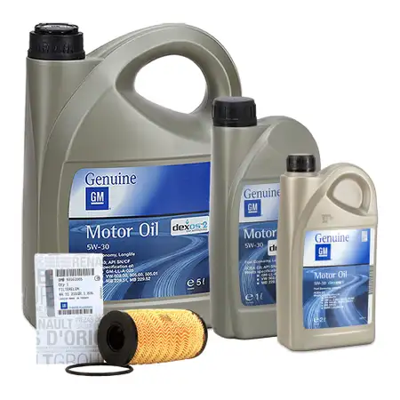 8L 8 liters ORIGINAL OPEL ENGINE OIL 5W-30 dexos2 Longlife + oil filter 93161665