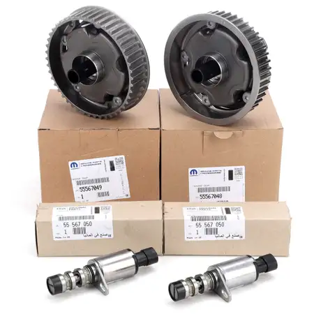 ORIGINAL Opel MOPAR camshaft adjuster + control valve set Astra H Zafira B 1.6 1.8