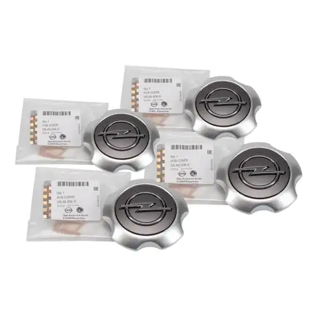 4x ORIGINAL Opel hub caps Rim caps Astra G H Corsa C D Vectra C Zafira A B 13153233